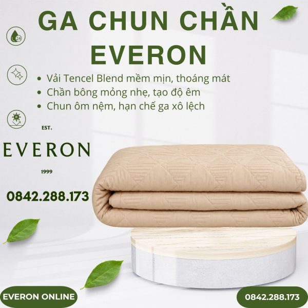 Ga Chun Chần Everon ESTMC26006 Cánh Đồng Vàng Tencel Blend