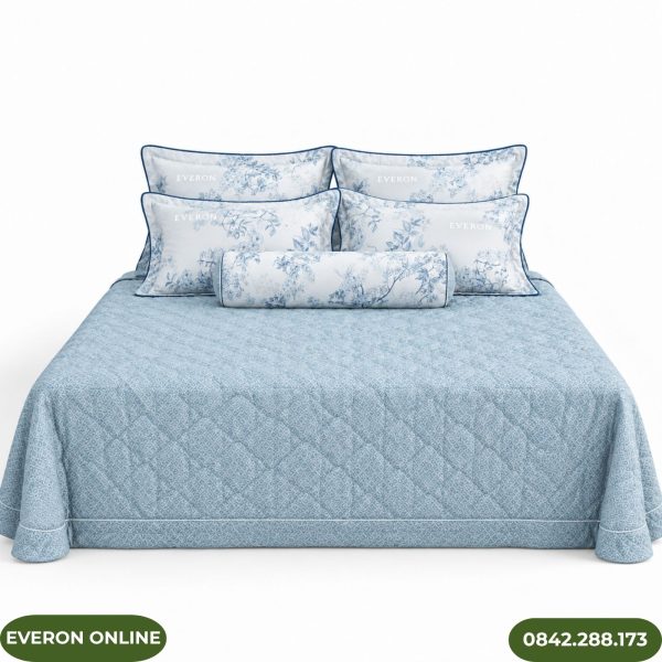 Ga Phủ Cotton Sateen Everon EPC26012 BST Đơm Hoa