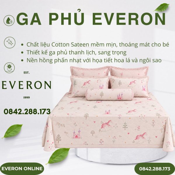Ga Phủ Everon CPC26203 Xứ Sở Thần Tiên Cotton Sateen