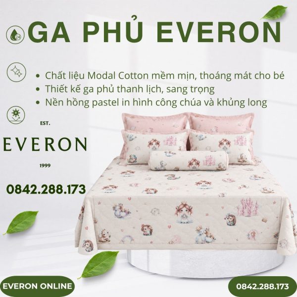 Ga Phủ Everon CPM25205 Công Chúa Điệu Modal Cotton