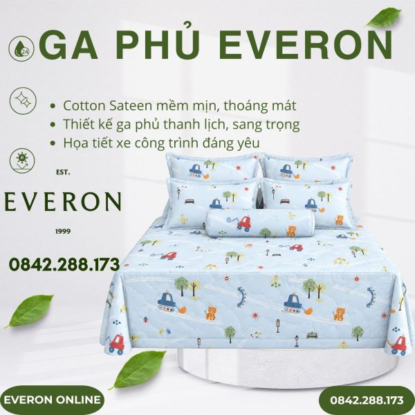 Ga Phủ Everon CPM27202 Track & Tail Cotton Sateen