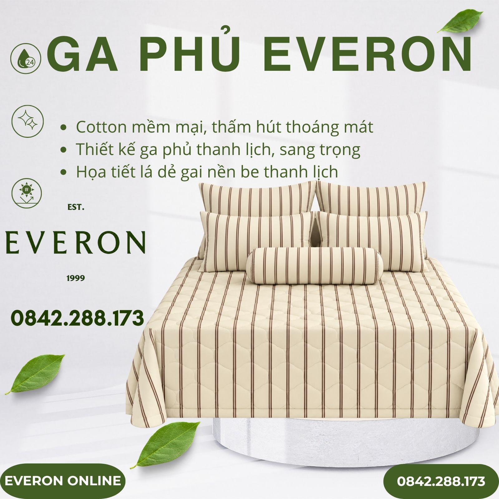 Ga Phủ Everon EPC27031 Linear Cotton Ga Phủ Everon EPC27031 Linear Cotton