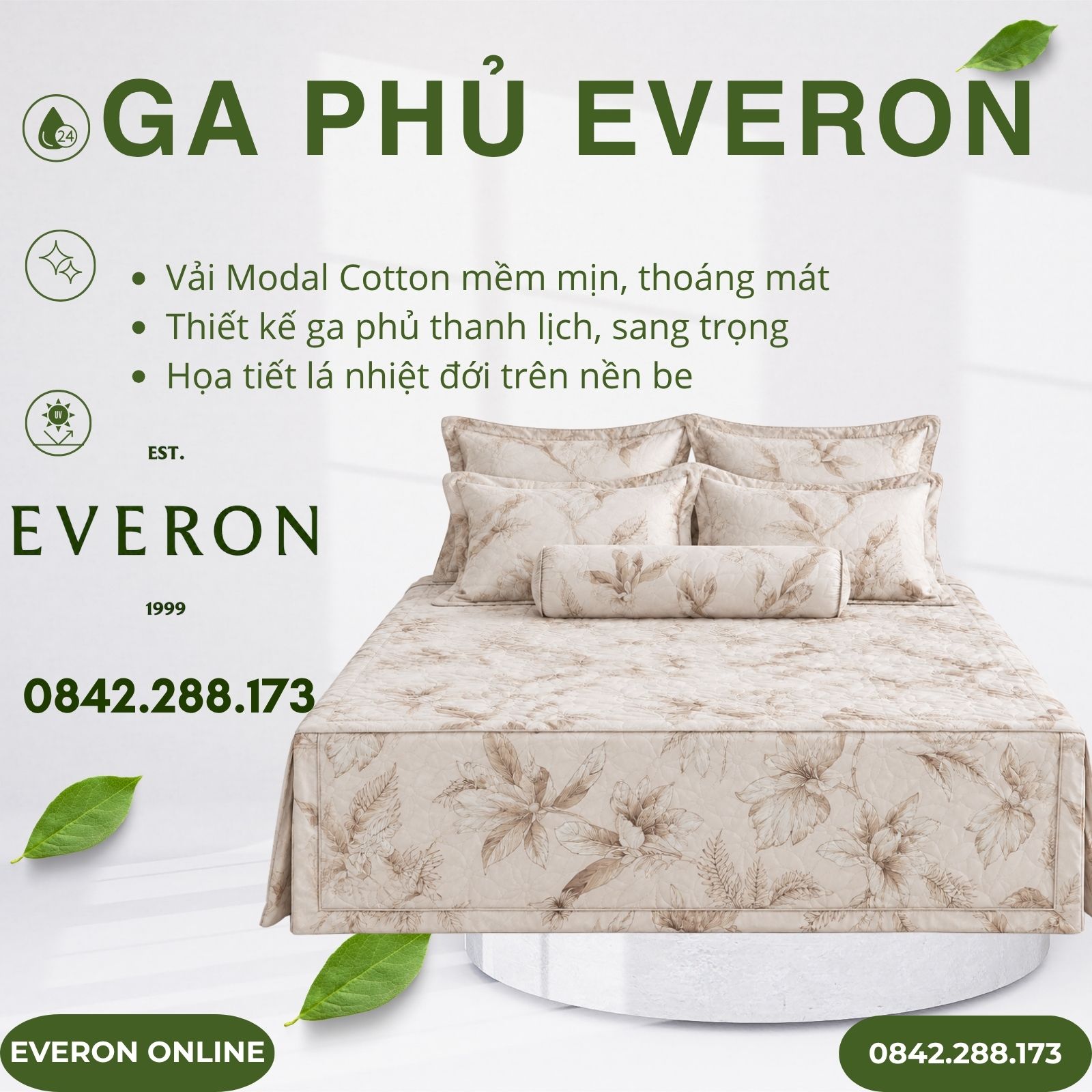 Ga Phủ Everon EPM25028 Đích Đến Hạnh Phúc Modal Cotton Ga Phủ Everon EPM25028 Đích Đến Hạnh Phúc Modal Cotton
