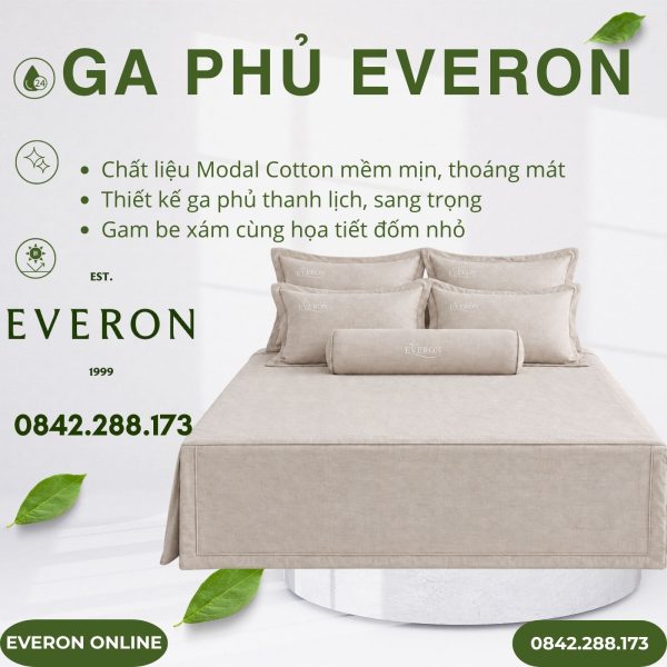Ga Phủ Everon EPM25041 Đốm Sáng Modal Cotton