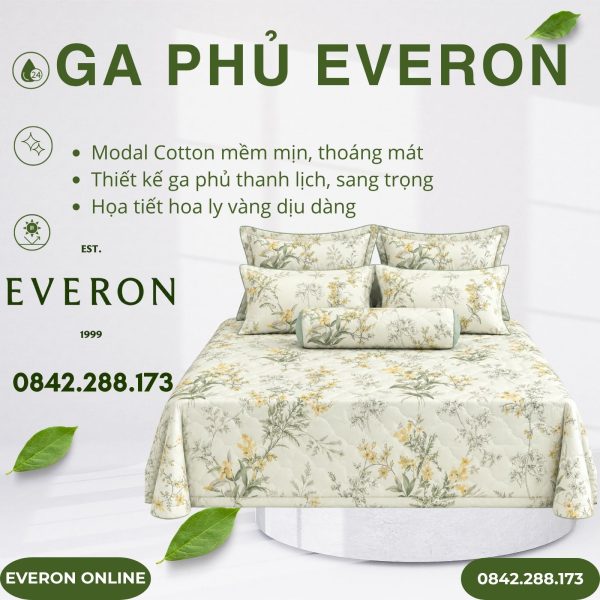 Ga Phủ Everon EPMOC27025 Lilies Modal Cotton