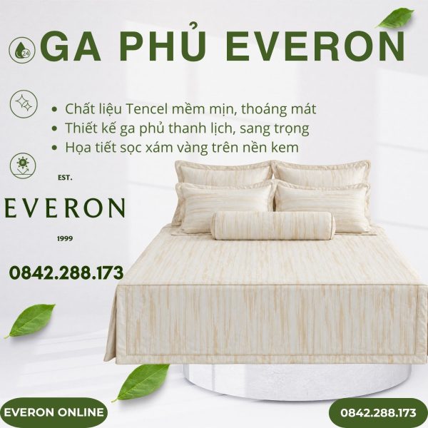 Ga Phủ Everon EPT25029 Hồ Sâu Sắc Tencel