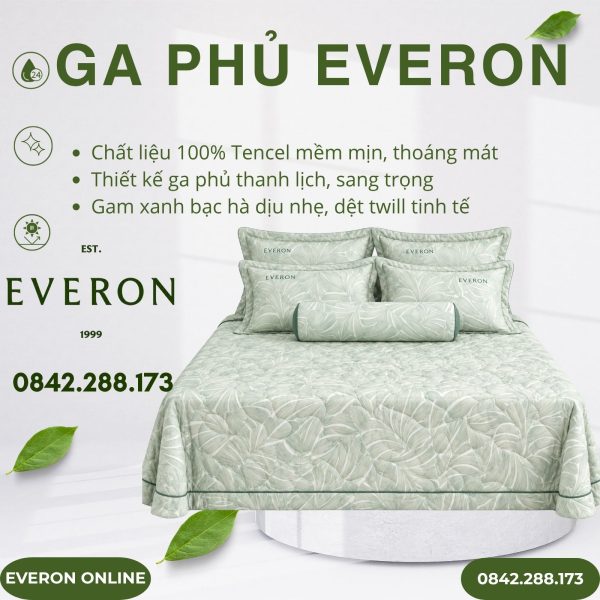 Ga Phủ Everon EPT26015 Monstera 100% Tencel