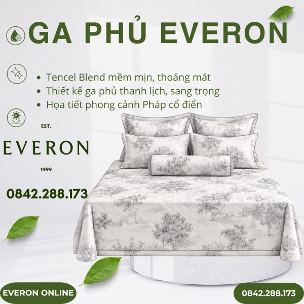 Ga Phủ Everon EPTC27023 Toile De Jouy Tencel Blend