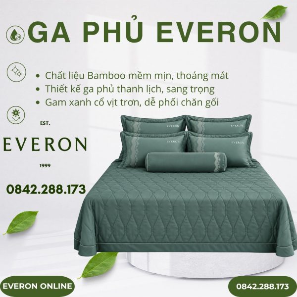 Ga Phủ Everon ESB26010 Gợn Sóng Biếc Bamboo