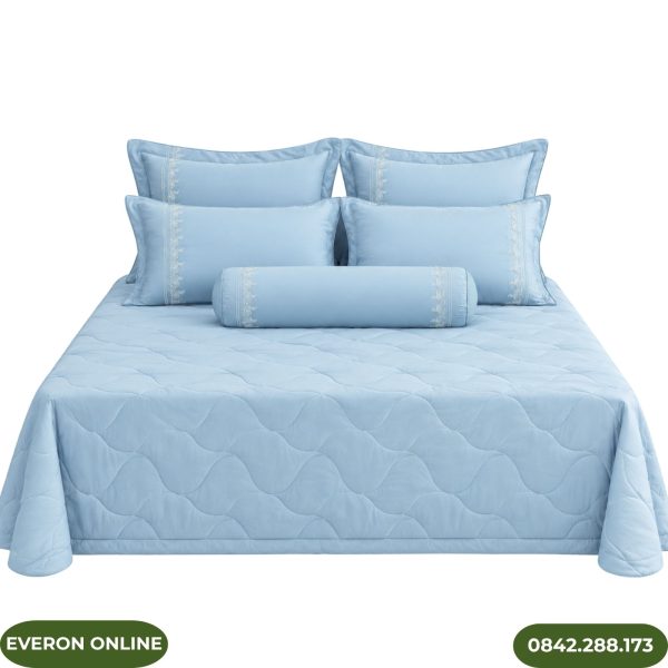 Ga Phủ Everon ESB27007 Bamboo Xanh Biển Pastel