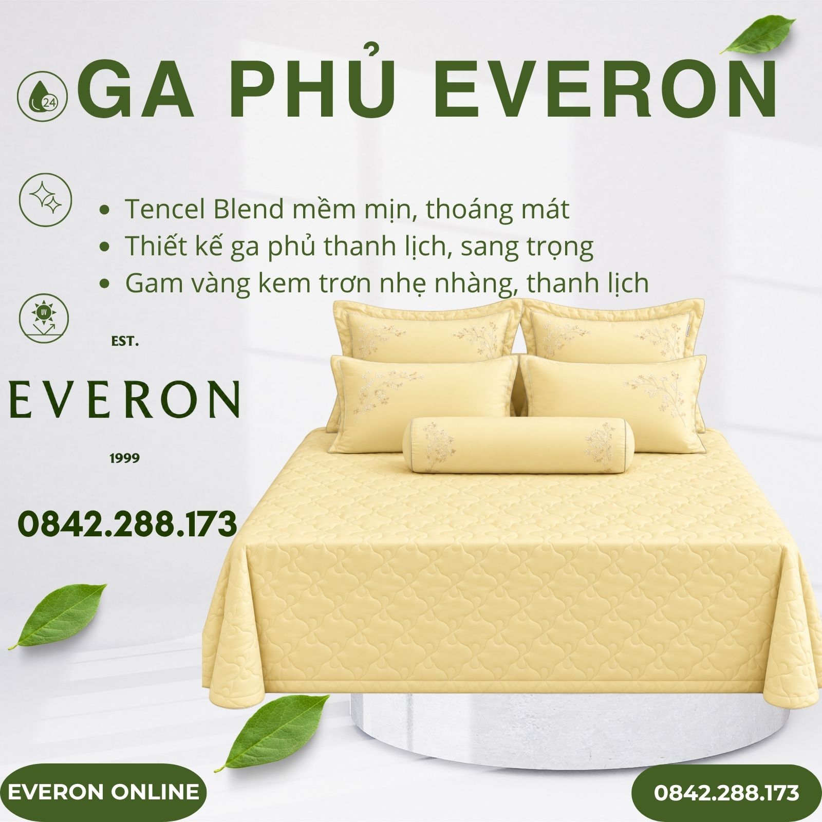 Ga Phủ Everon ESTC27005 Mimosa Tencel Blend Ga Phủ Everon ESTC27005 Mimosa Tencel Blend