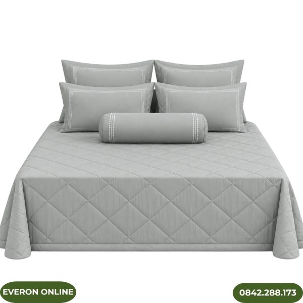 Ga Phủ Everon ESTMC27002 Tencel Modal Cotton Ghi Xám