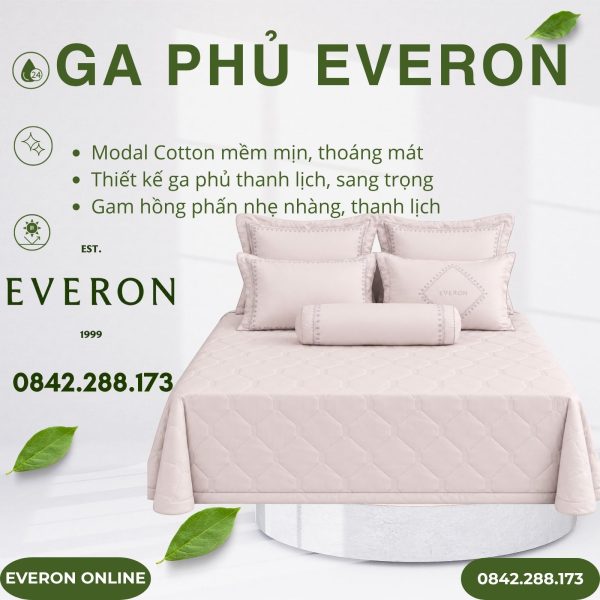 Ga Phủ Everon ESTMC27003 Broderie Modal Cotton