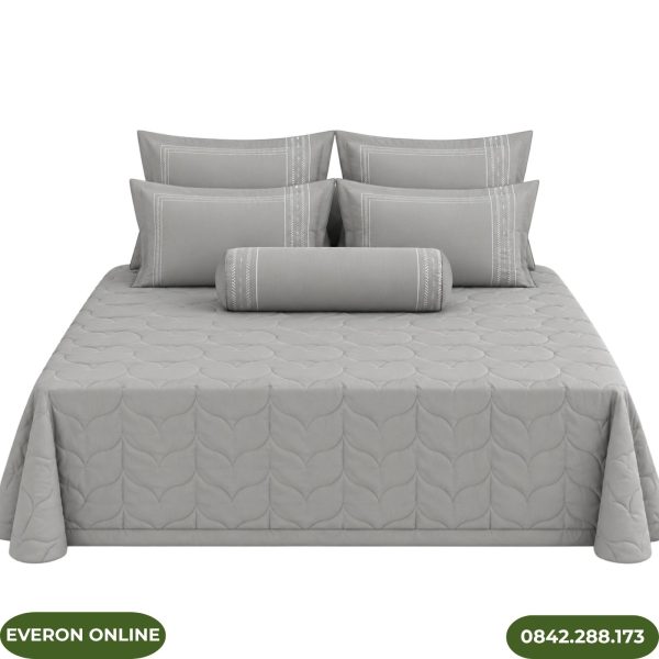 Ga Phủ Everon ESTMC27012 Tencel Modal Cotton Ghi Bạc