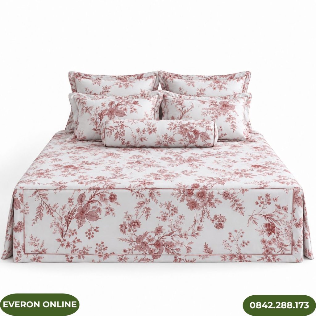 Ga Phủ Tencel Everon EPT25027 BST Khu Vườn Tinh Hoa