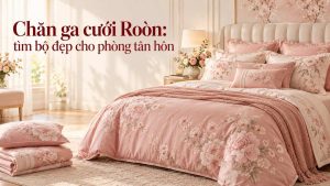 Mua chăn ga gối đệm cưới ở roon. Giá tốt ship tận nhà