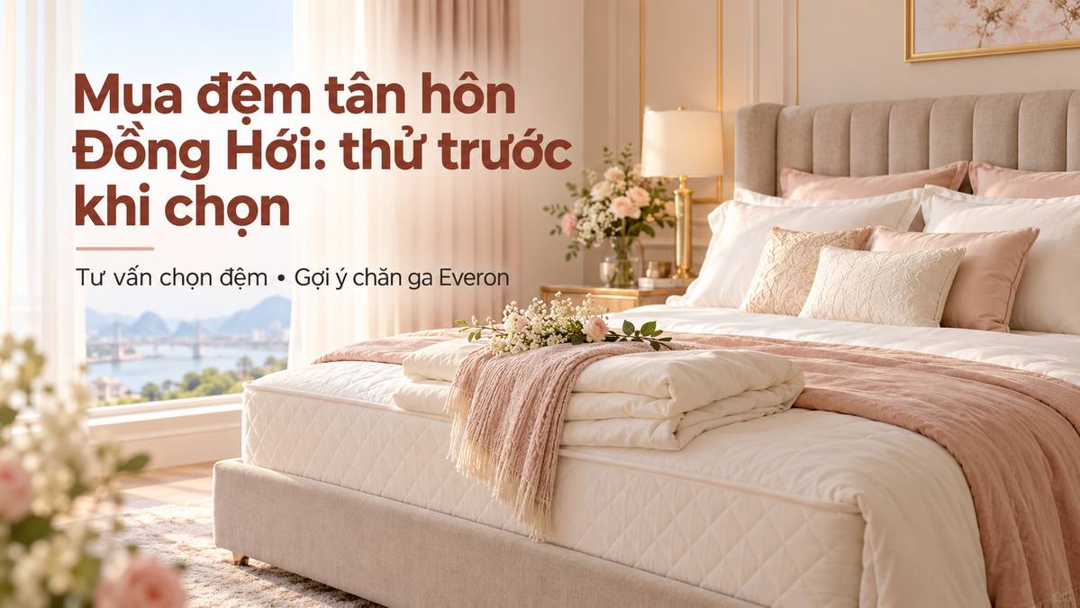 Mua đệm tân hôn Đồng Hới thử trước khi chọn