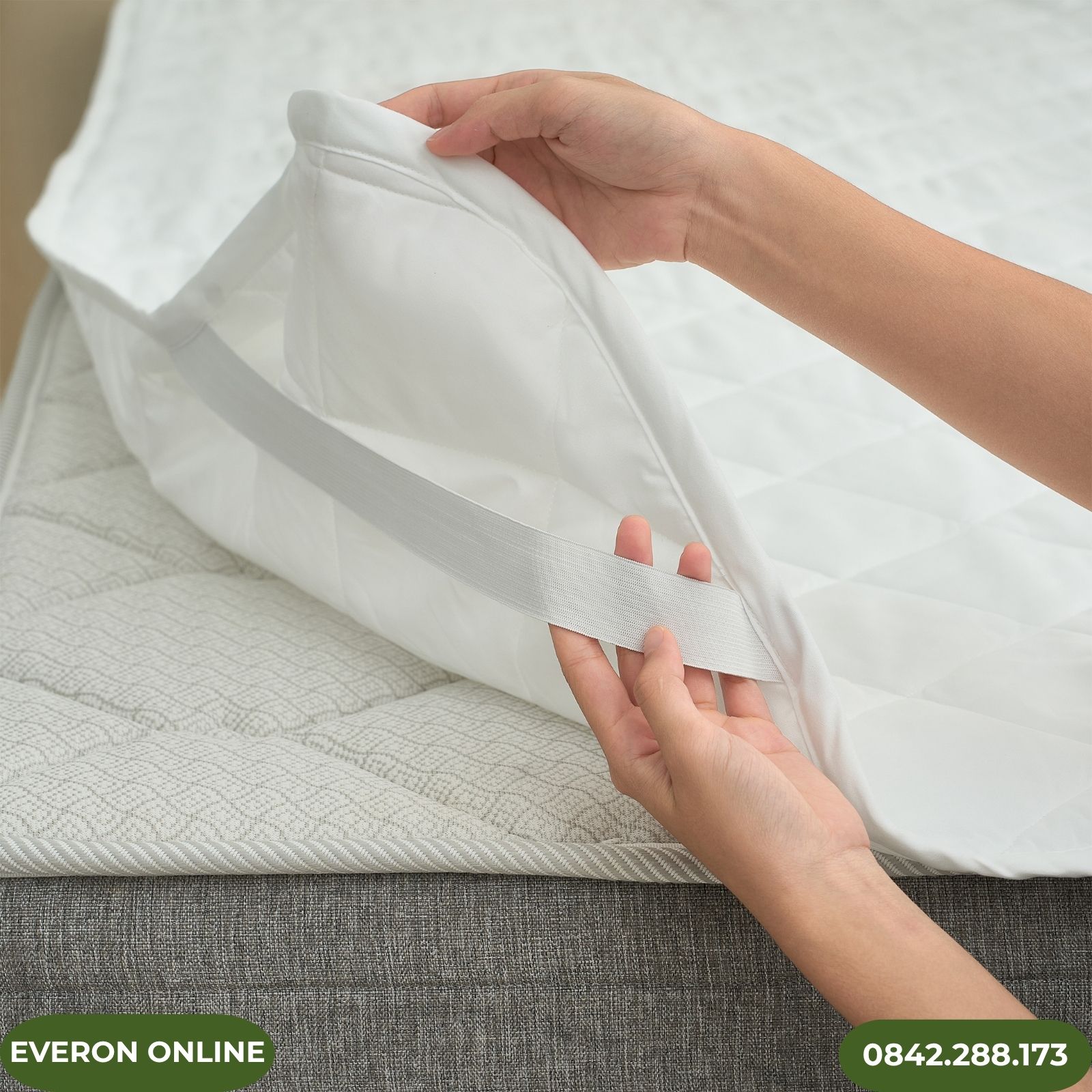 Tấm Trải Bảo Vệ Đệm Everon Mềm Mại, Êm Ái