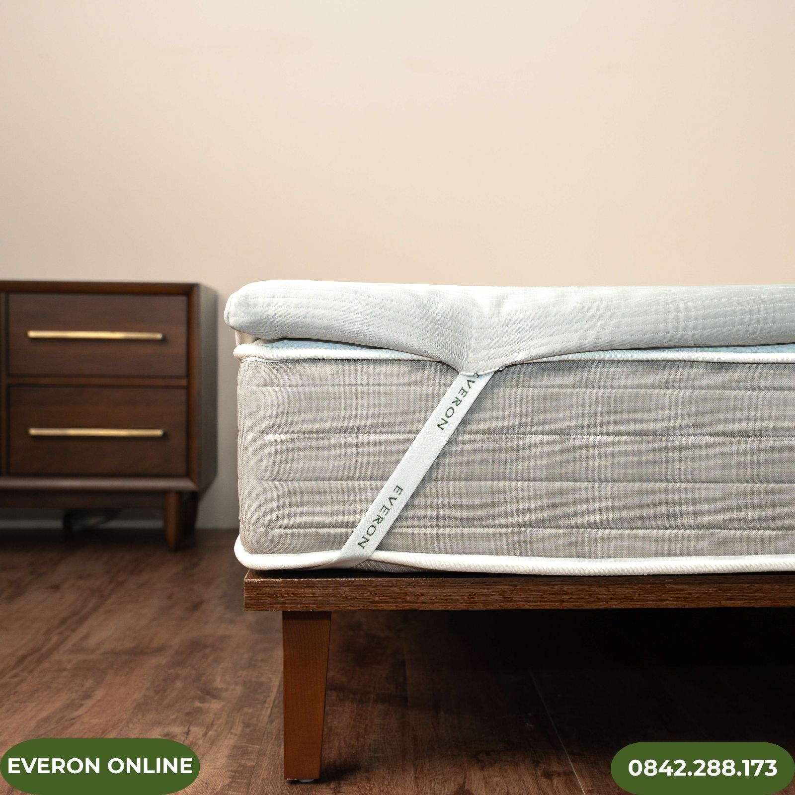 Topper Everon Memory Foam Êm Ái Làm Mát Topper Everon Memory Foam Êm Ái Làm Mát