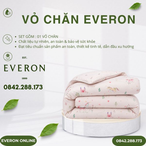 Vỏ Chăn Everon CPC26203 Xứ Sở Thần Tiên Cotton Sateen BST Cutie