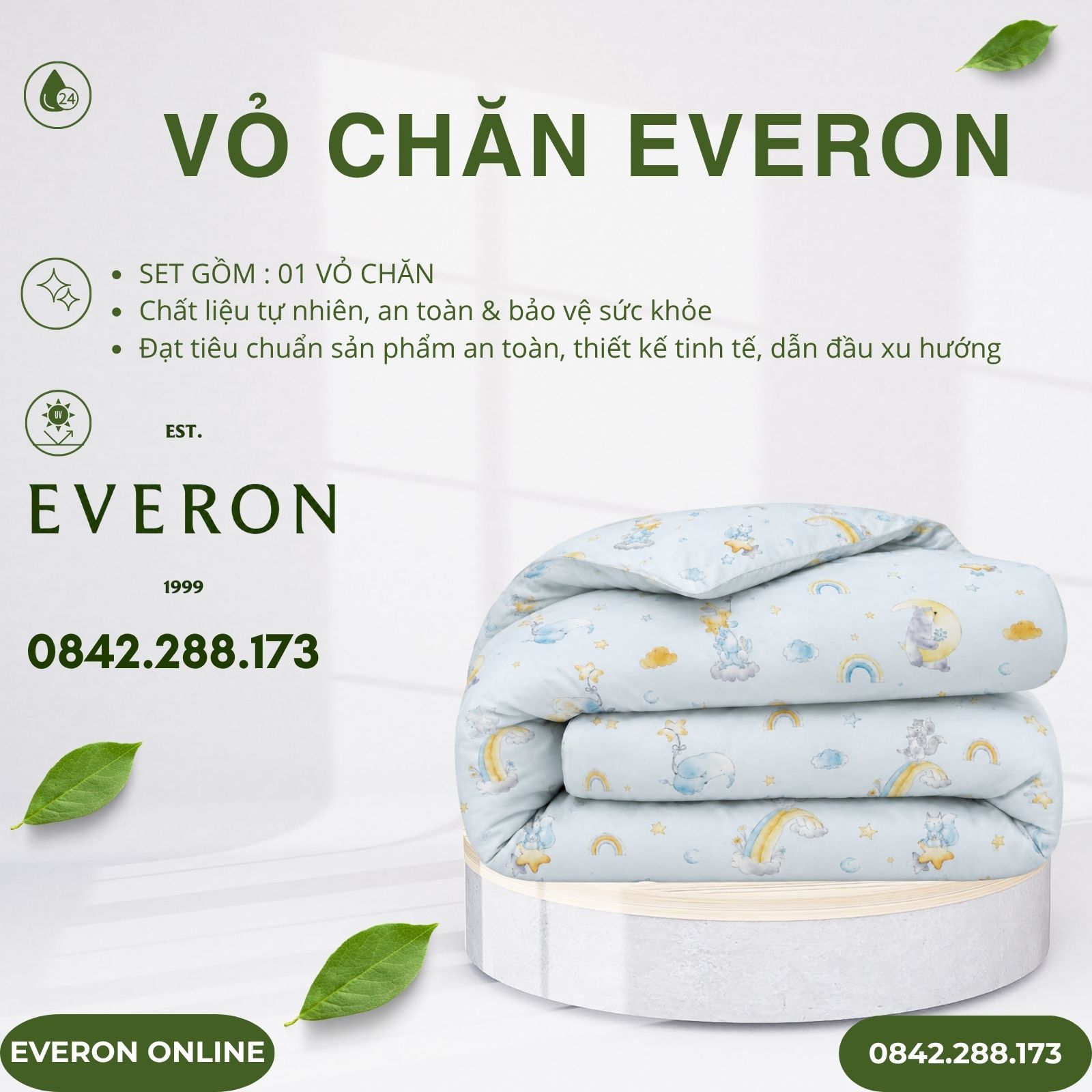 Vỏ Chăn Everon CPT26201 vườn thú trên mây Tencel BST Cutie Vỏ Chăn Everon CPT26201 vườn thú trên mây Tencel BST Cutie