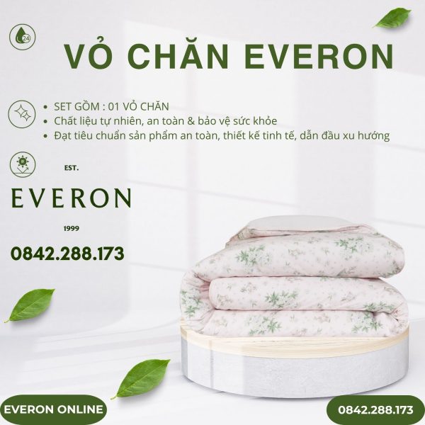 Vỏ Chăn Everon EPM25010 nét hứng khởi Modal BST Chân Trời Mới