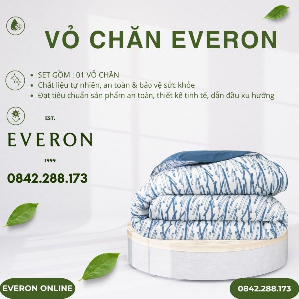 Vỏ Chăn Everon EPM25012 Giao Lộ Hy Vọng Modal Cotton BST Chân Trời Mới