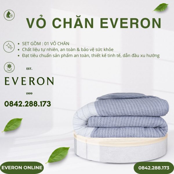 Vỏ Chăn Everon EPM25013 con đường mới Modal BST Chân Trời Mới