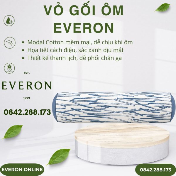Vỏ Gối Ôm Everon EPM25012 Giao Lộ Hy Vọng Modal Cotton