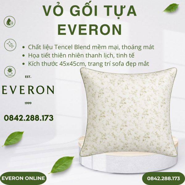 Vỏ Gối Tựa Herb 45x45
