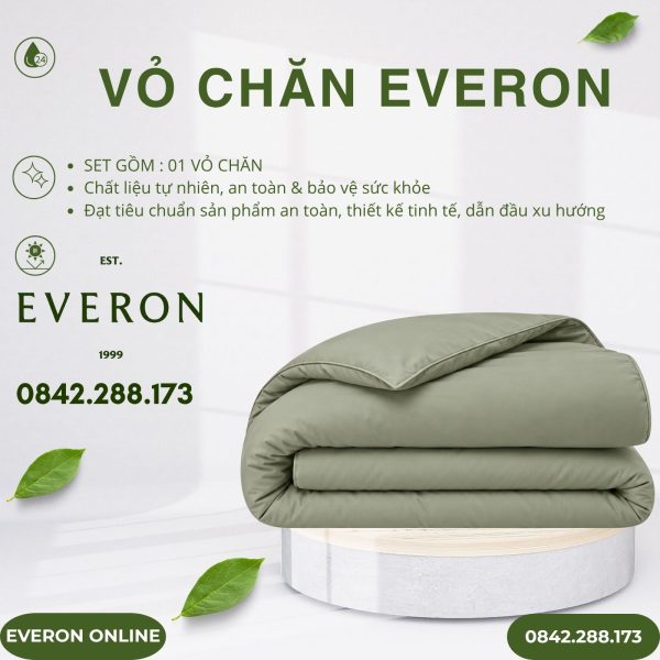 Vỏ chăn Everon BSL714 Sage Lyocell Twill BST Basic