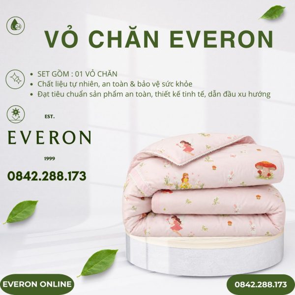 Vỏ chăn Everon CPC27201 Elf Cotton Sateen BST Cutie