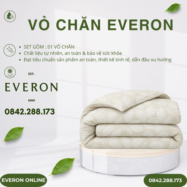 Vỏ chăn Everon EPC27027 Beech Cotton BST Những mảnh êm