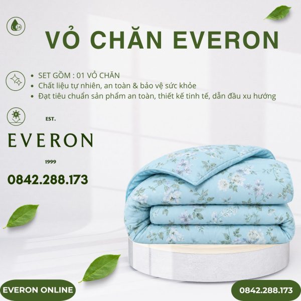 Vỏ chăn Everon EPMOC27024 Dawn Modal Cotton BST Những mảnh êm