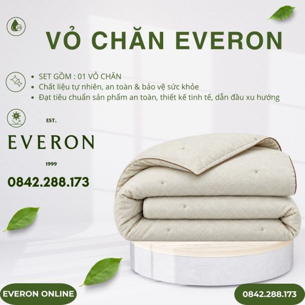 Vỏ chăn Everon EPTC27033 Rustic Tencel Blend BST Những mảnh êm