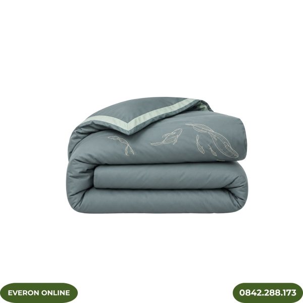 Vỏ chăn Everon ESB26005 mặt hồ xanh BST Đơm hoa