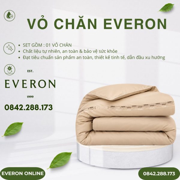 Vỏ chăn Everon ESTMC26006 cánh đồng vàng Tencel Blend BST Đơm hoa
