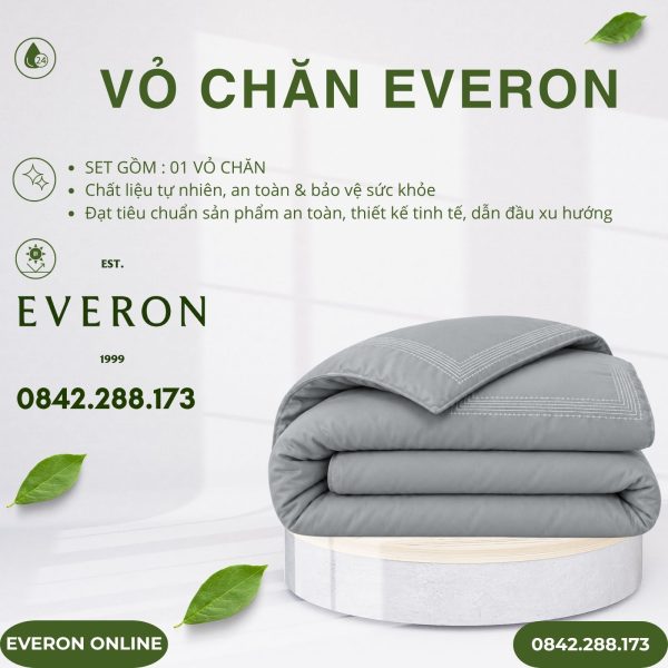 Vỏ chăn Everon ESTMC27002 Espirit Modal Cotton BST Những mảnh êm