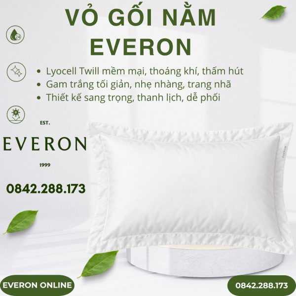 Vỏ gối nằm Everon BSL713 Cloud