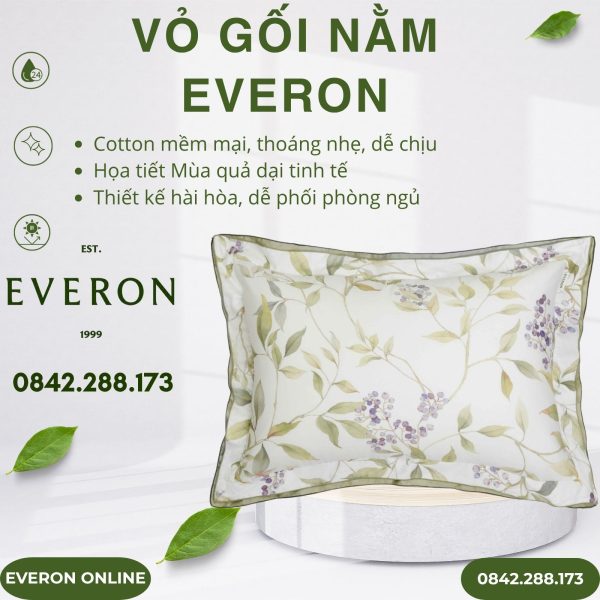 Vỏ gối nằm Everon EPC26013 Mùa quả dại