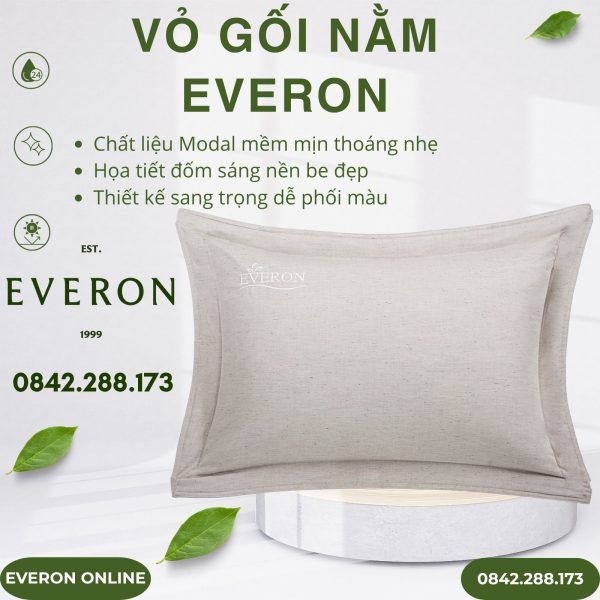 Vỏ gối nằm Everon EPM25041 Đốm Sáng Modal
