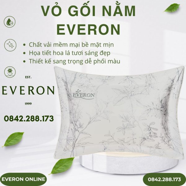 Vỏ gối nằm Everon EPTC25036 Vườn Tươi Tốt