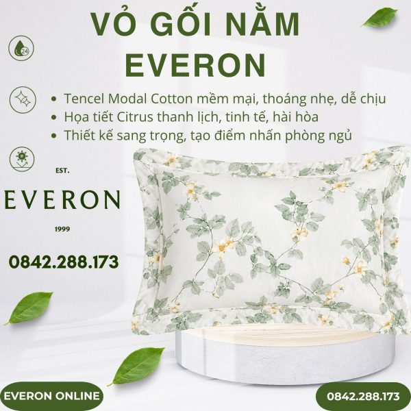 Vỏ gối nằm Everon EPTMC27022 Citrus