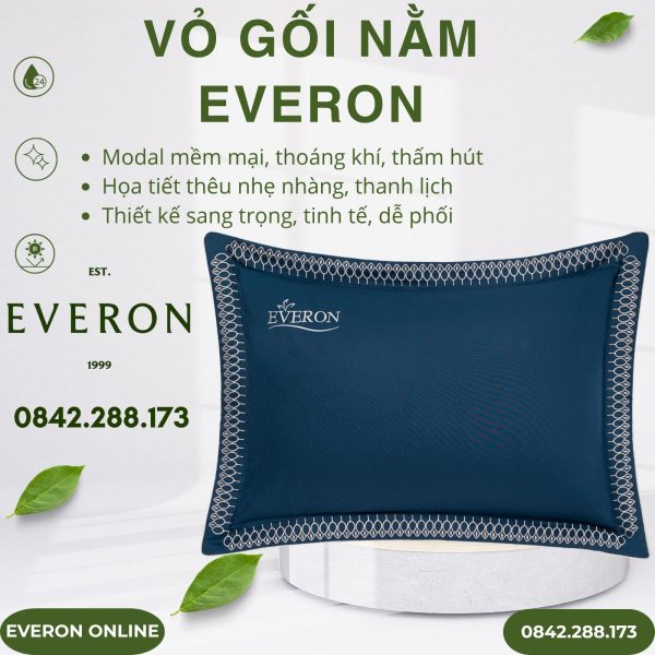 Vỏ gối nằm Everon ESM25023 Nét Khiêm Tốn Modal