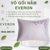 Vỏ gối nằm Everon ESTC26003 Mẫu đơn tím