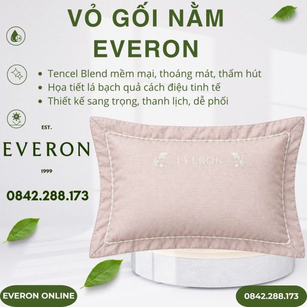 Vỏ gối nằm Everon ESTC27001 Ginkgo
