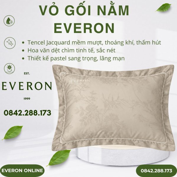 Vỏ gối nằm Everon ESTJ27020 Lilac