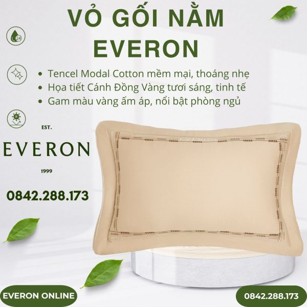 Vỏ gối nằm Everon ESTMC26006 Cánh Đồng Vàng