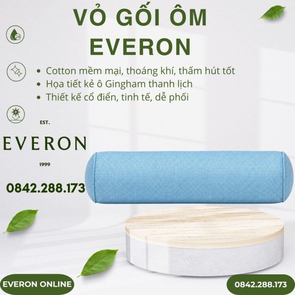 Vỏ gối ôm Cotton Everon BPC702