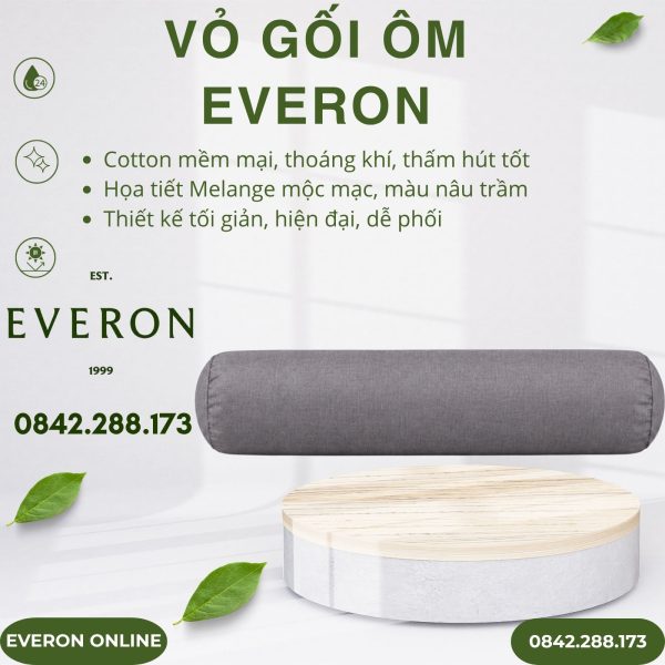Vỏ gối ôm Everon BPC703 Melange